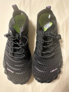 UBFEN Water Shoes Women’s EU 40 US 9 Black & Purple Quick Dry Aqua Beach Hiking
